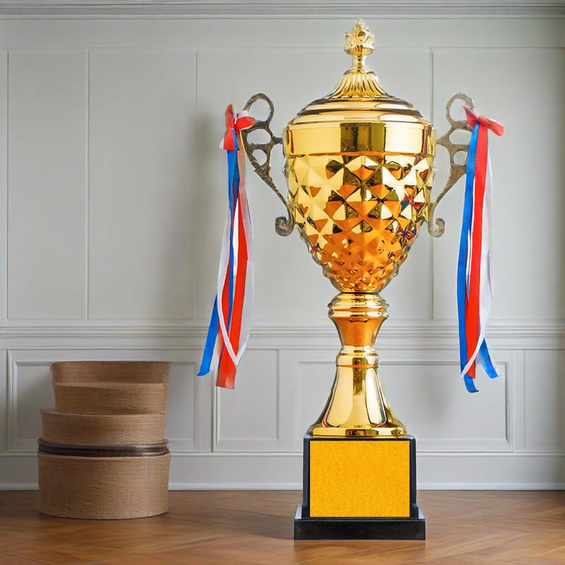 Custom Gold Trophy – Personalized Iron Alloy Award Cup